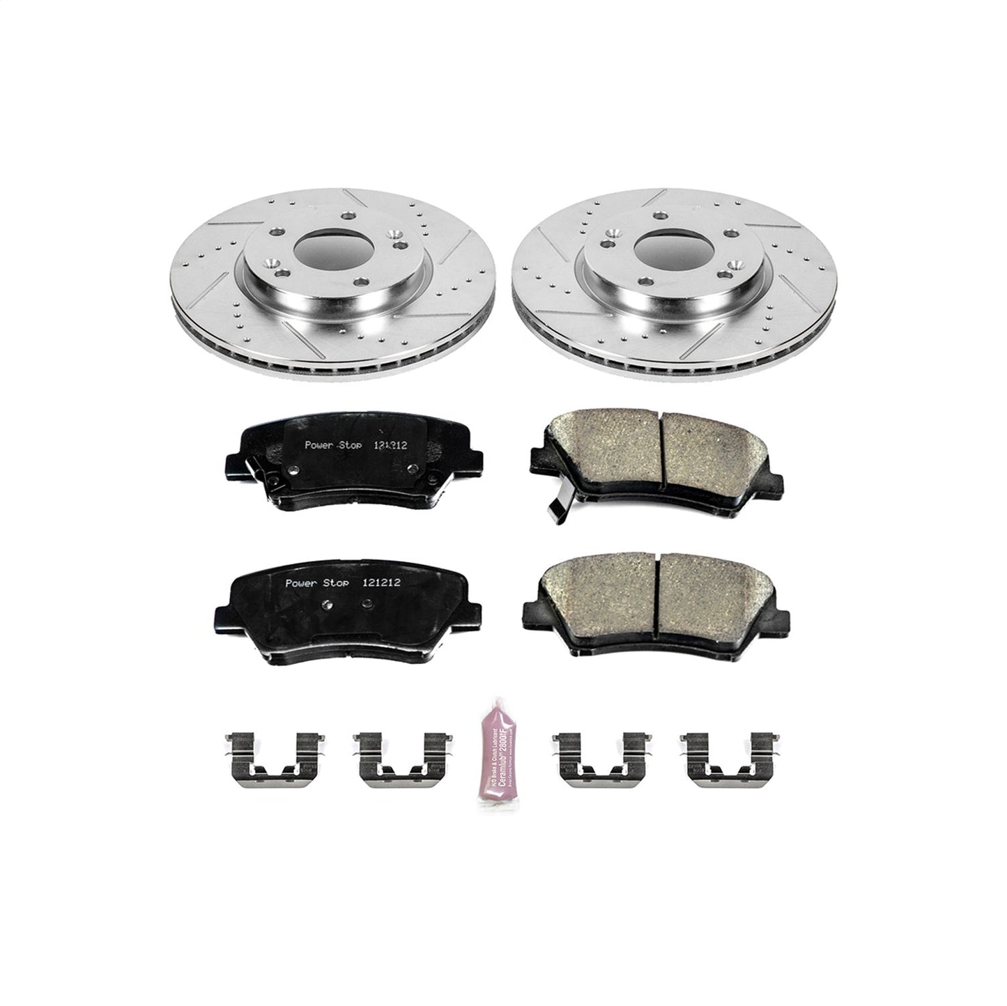 PowerStop Z23 Evolution Sport Front Brake Kit | Hyundai Elantra (11-16) (K6503)