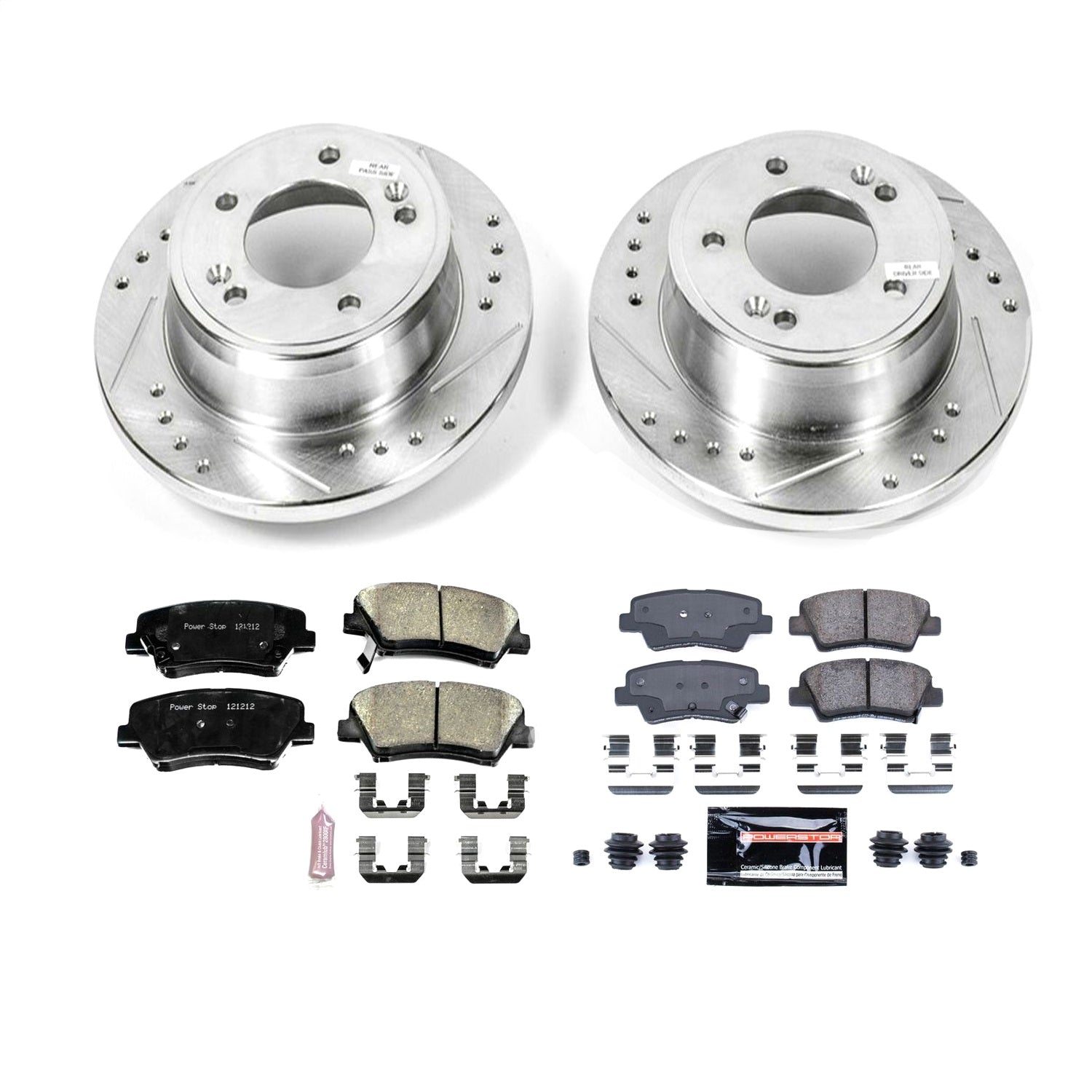 PowerStop Front & Rear Z23 Evolution Sport Brake Kit | Hyundai Veloster (12-15) (K6506)