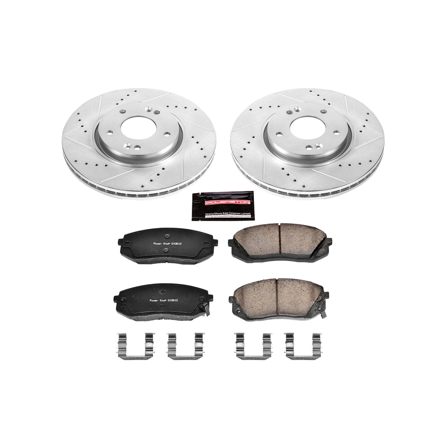 PowerStop Front Z23 Evolution Sport Brake Kit | Kia Sportage (12-16) (K6510)