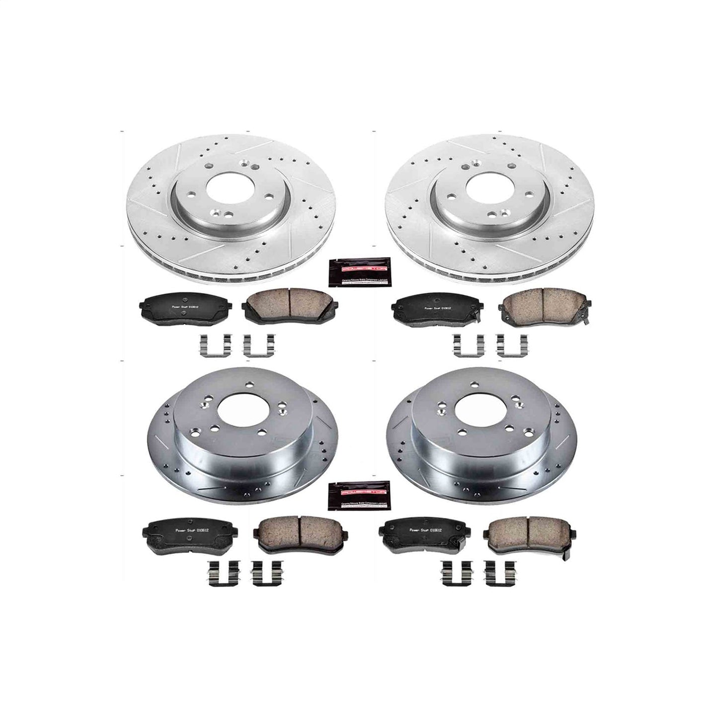 PowerStop Front & Rear Z23 Evolution Sport Brake Kit | Kia Sportage (12-16) (K6511)
