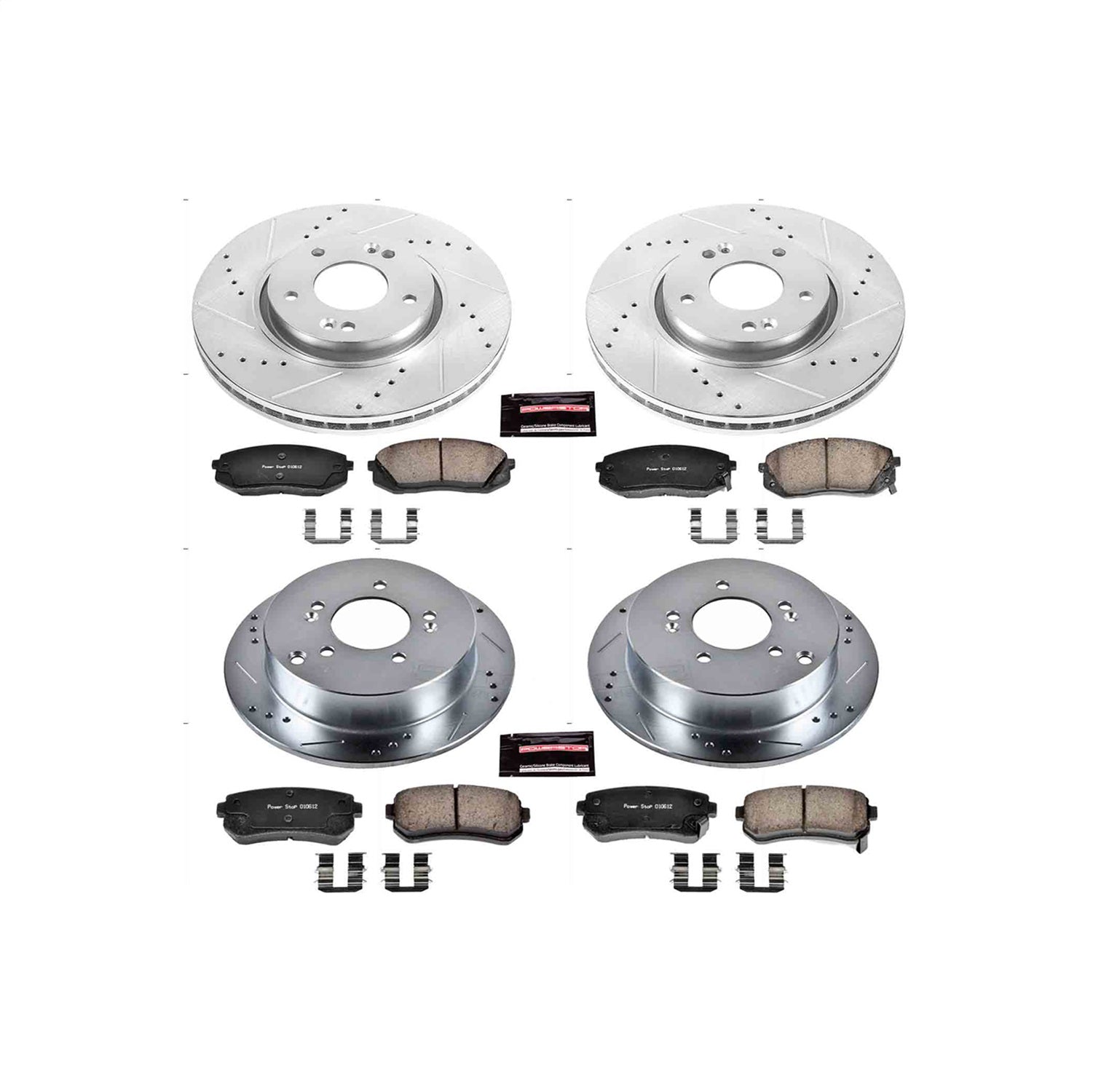PowerStop Front & Rear Z23 Evolution Sport Brake Kit | Kia Sportage (12-16) (K6511)