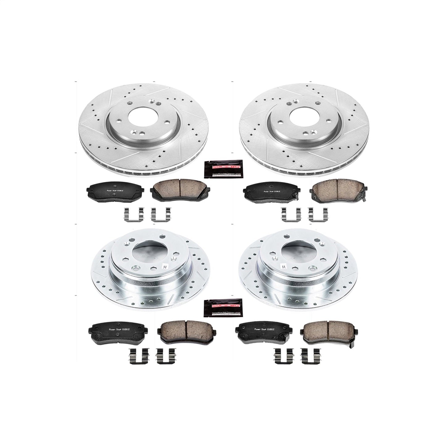 PowerStop Front & Rear Z23 Evolution Sport Brake Kit | Kia Sportage (12-16) (K6512)