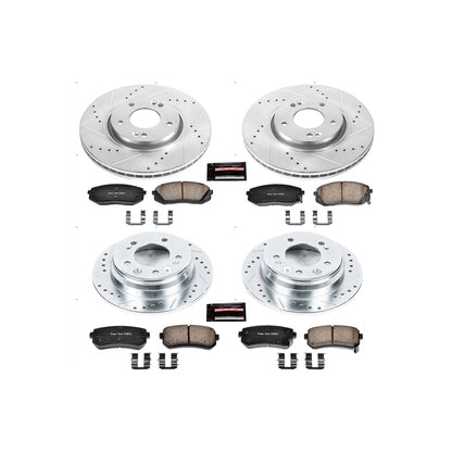 PowerStop Front & Rear Z23 Evolution Sport Brake Kit | Kia Sportage (12-16) (K6512)