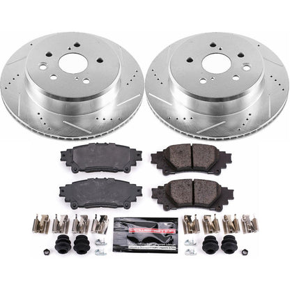 PowerStop Rear Z23 Evolution Sport Brake Kit | Lexus GS350 (13-19) (K6514)