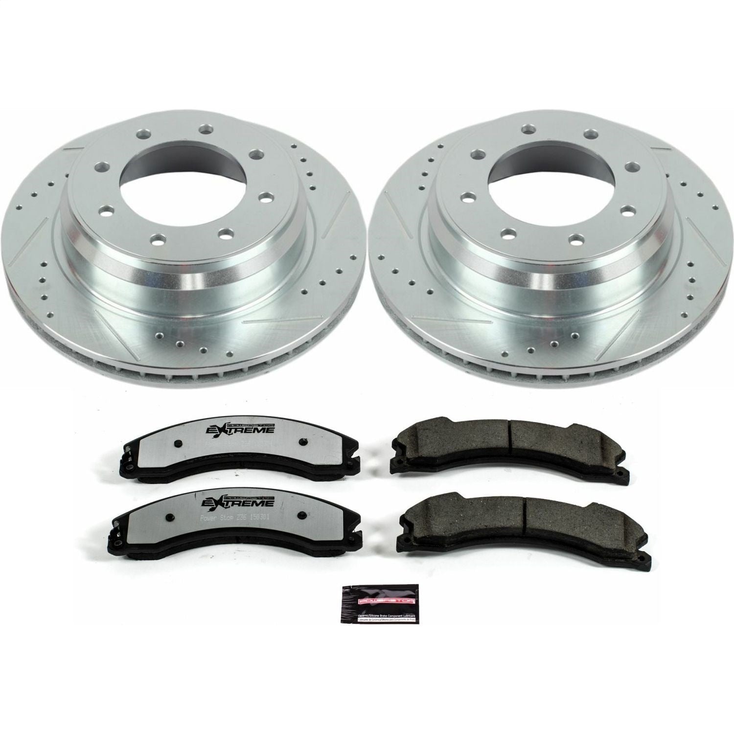PowerStop Rear Z36 Truck & Tow Brake Kit | Nissan NV1500 (12-18) (K6517-36)