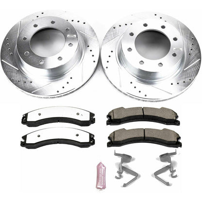 PowerStop Front Z36 Truck & Tow Brake Kit | Nissan NV3500 (12-21) (K6518-36)