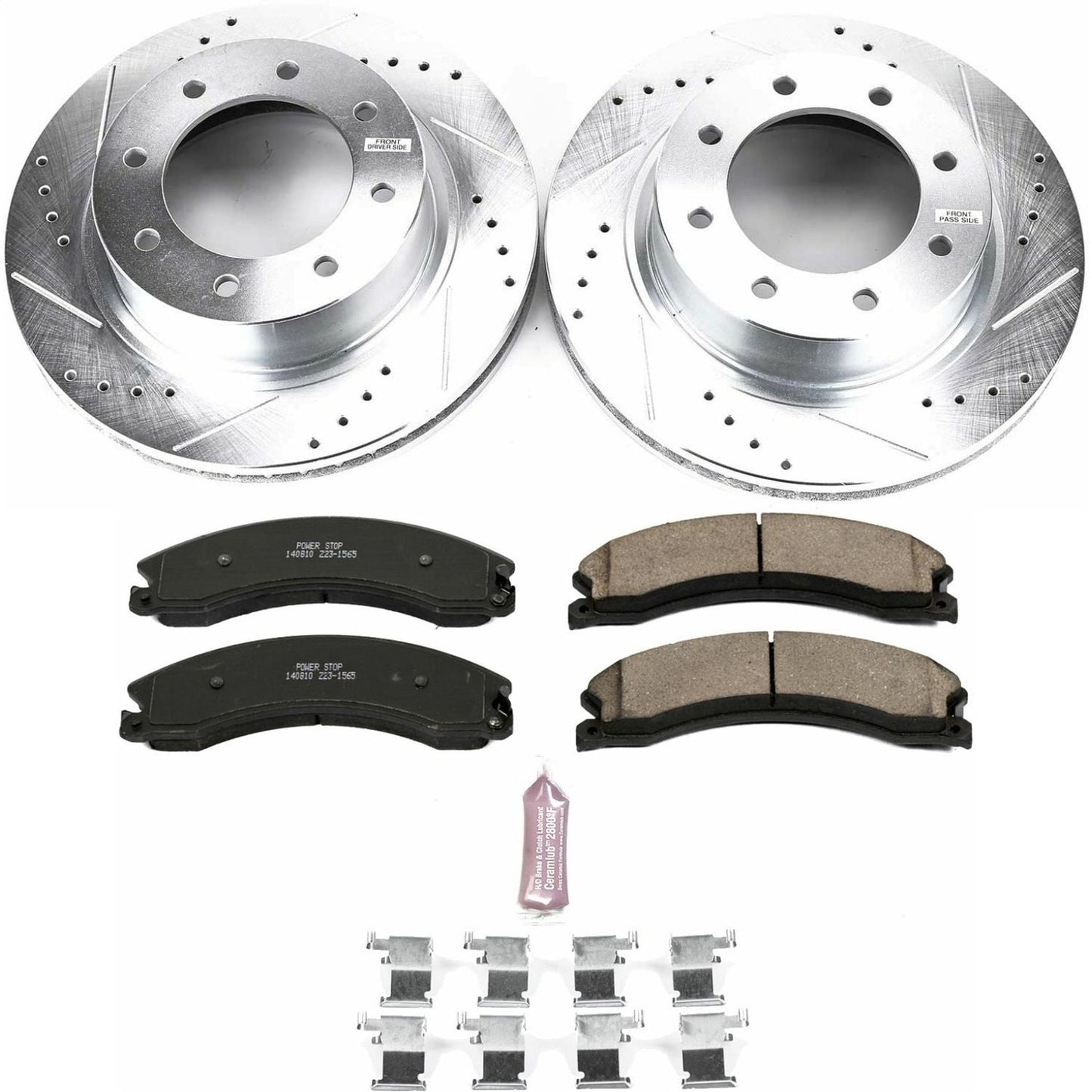 PowerStop Z23 Evolution Front Brake Kit | Nissan NV3500 (12-21) (K6518)