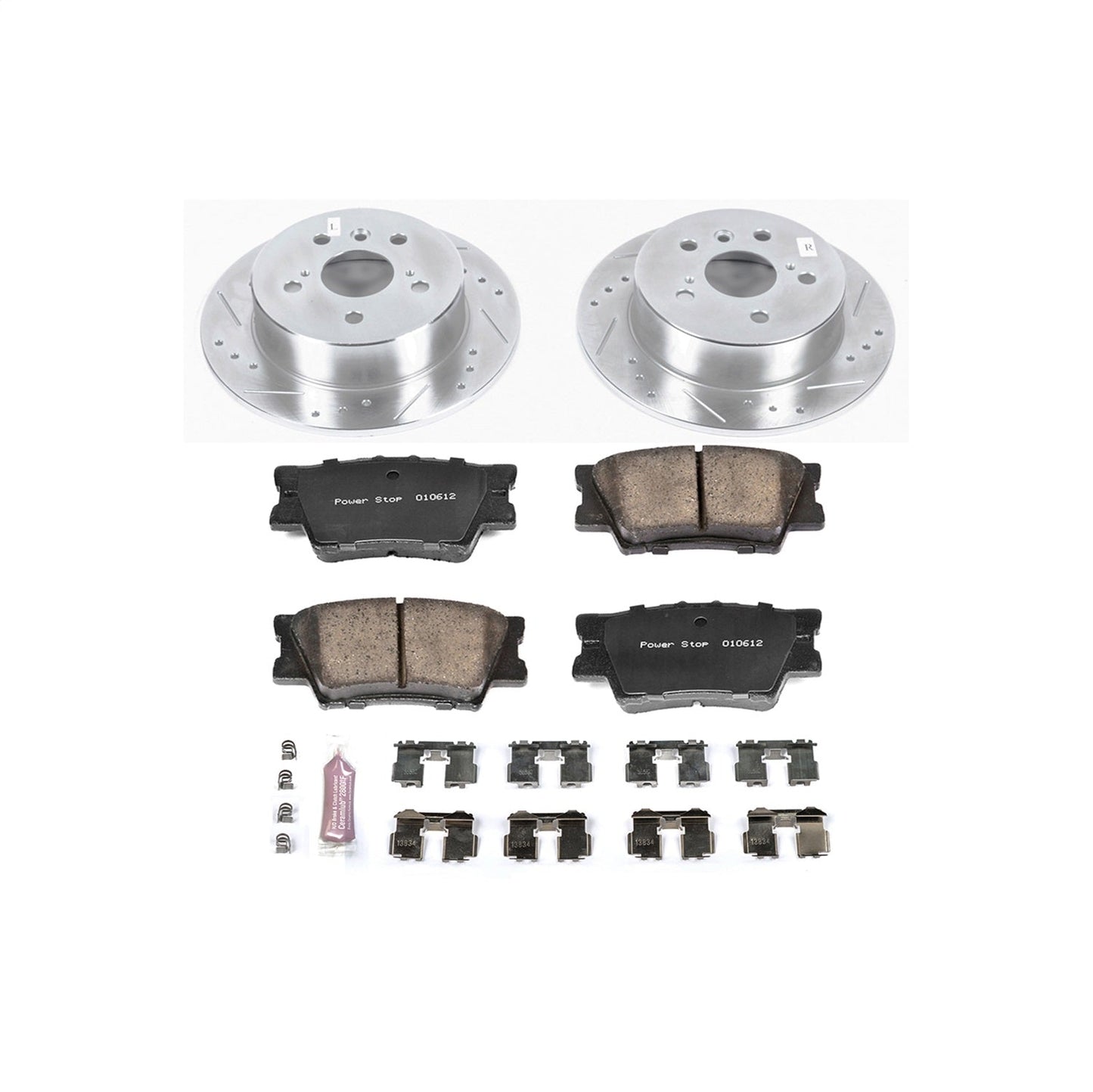 PowerStop Rear Z23 Evolution Sport Brake Kit | Lexus ES300h (13-18) (K6520)