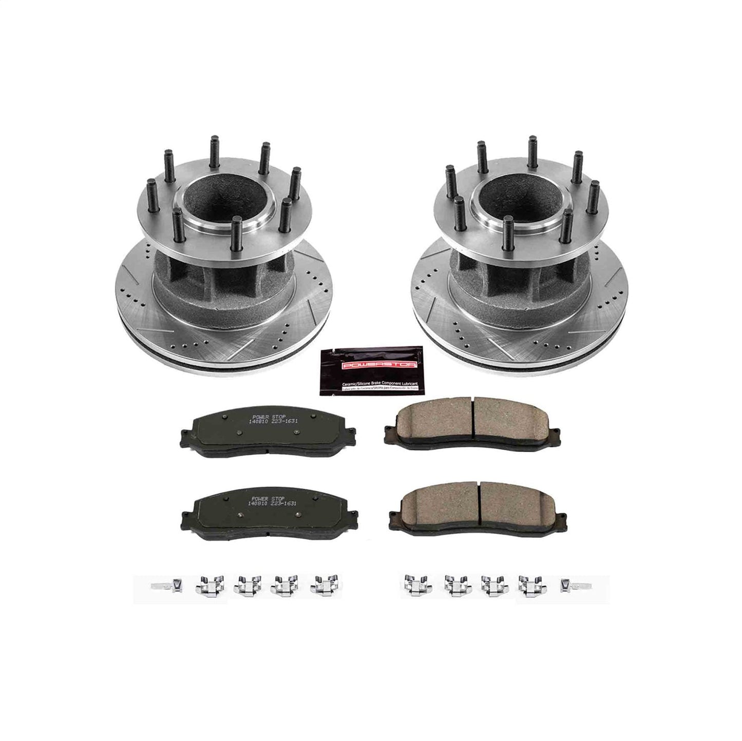 PowerStop Front Z23 Evolution Brake Kit | Ford F-350 Super Duty (12) (K6526)