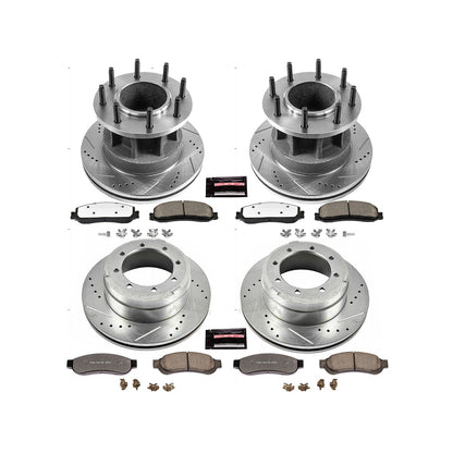 PowerStop Front and Rear Z36 Truck & Tow Brake Kit | Ford F-350 Super Duty (12) (K6527-36)
