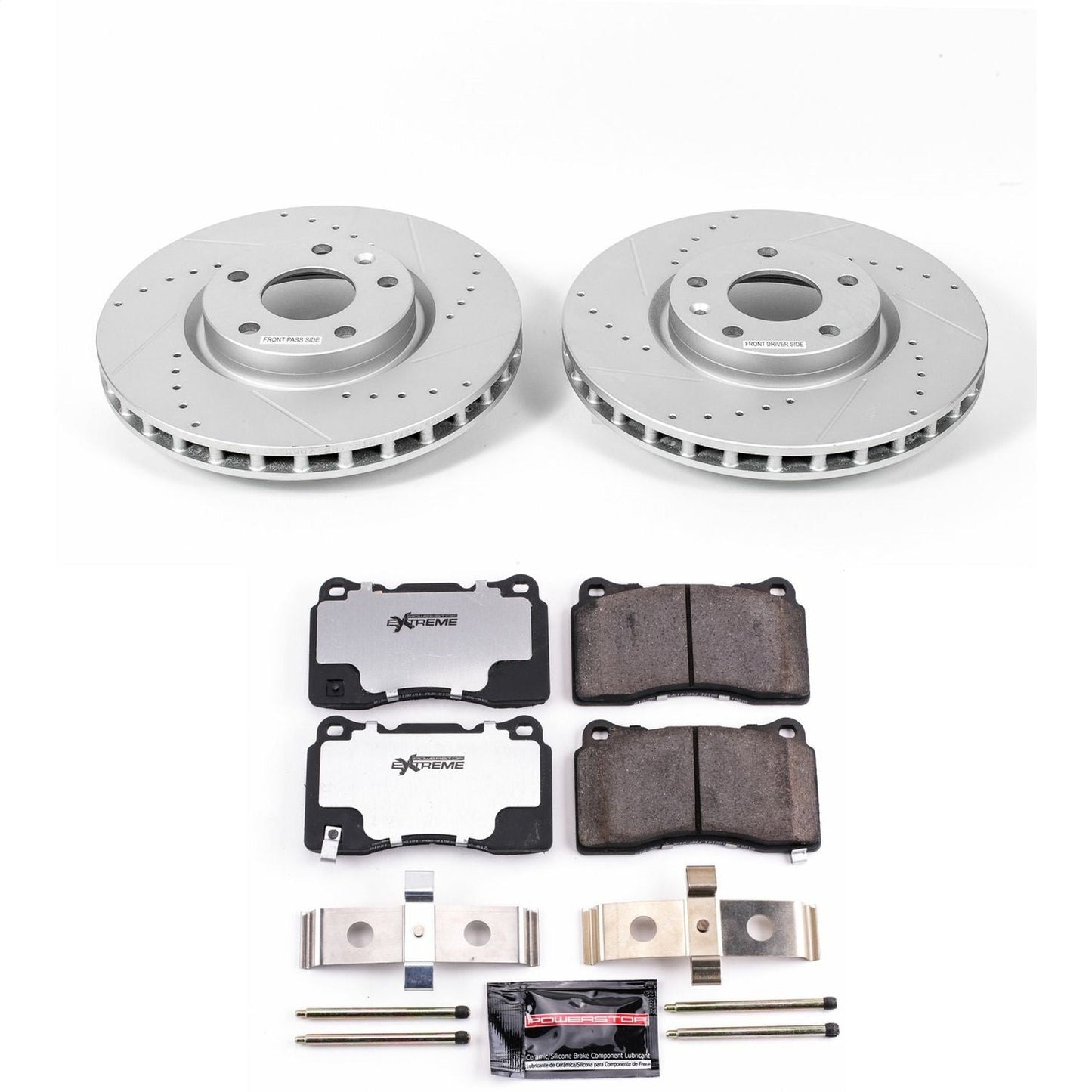 PowerStop Front Z26 Street Warrior Brake Kit | Chevrolet Corvette (14) (K6528-26)