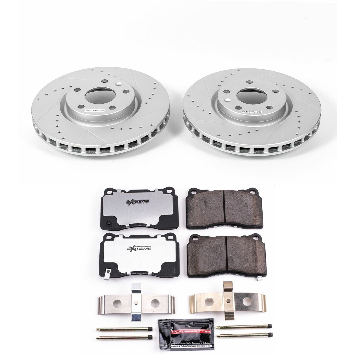 PowerStop Front Z26 Street Warrior Brake Kit | Chevrolet Corvette (14) (K6528-26)