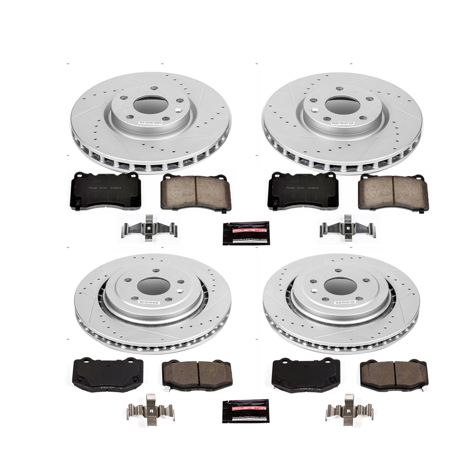 PowerStop Front & Rear Z23 Evolution Sport Brake Kit | Chevrolet Corvette (14) (K6529)