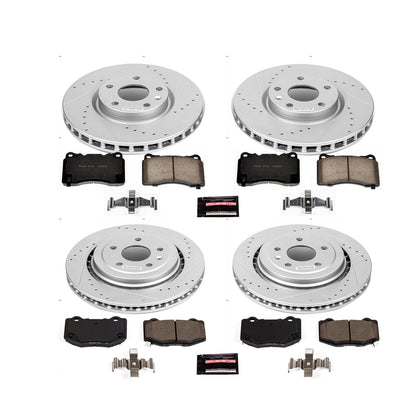 PowerStop Front & Rear Z23 Evolution Sport Brake Kit | Chevrolet Corvette (14) (K6529)