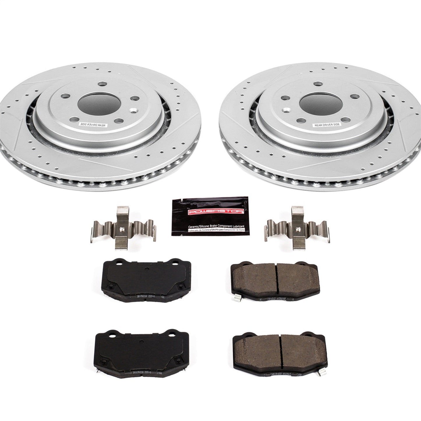 PowerStop Z23 Evolution Sport Rear Brake Kit | Chevrolet Corvette (14-19) (K6530)