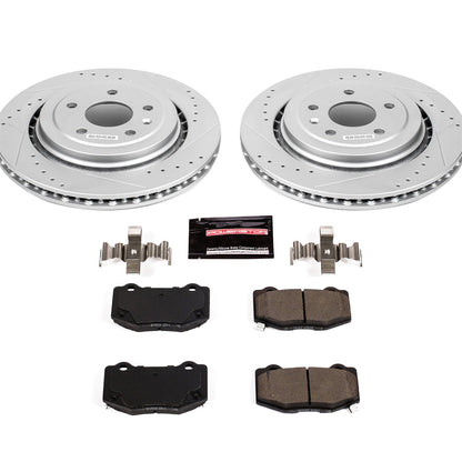 PowerStop Z23 Evolution Sport Rear Brake Kit | Chevrolet Corvette (14-19) (K6530)
