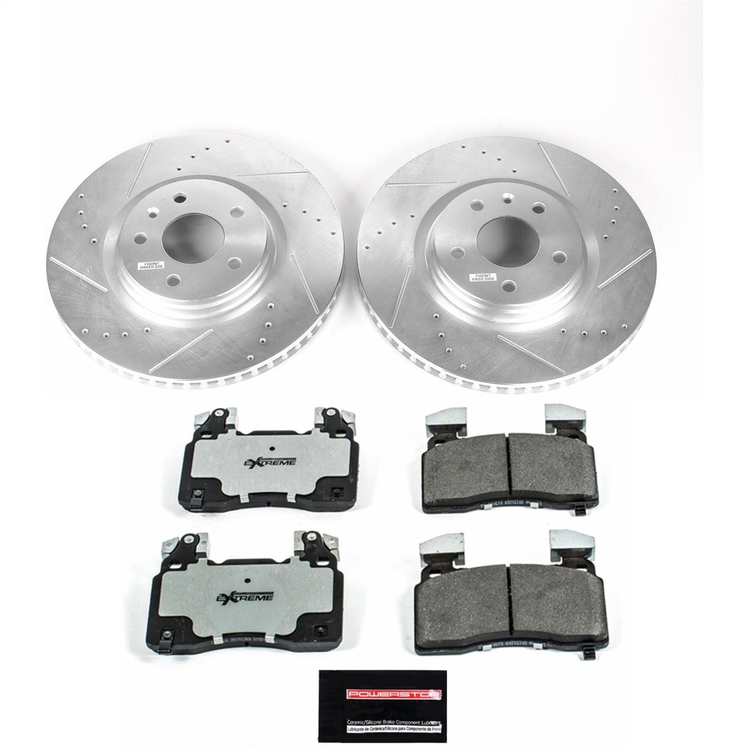 PowerStop Front Z26 Street Warrior Brake Kit | Chevrolet Corvette (14-19) (K6534-26)