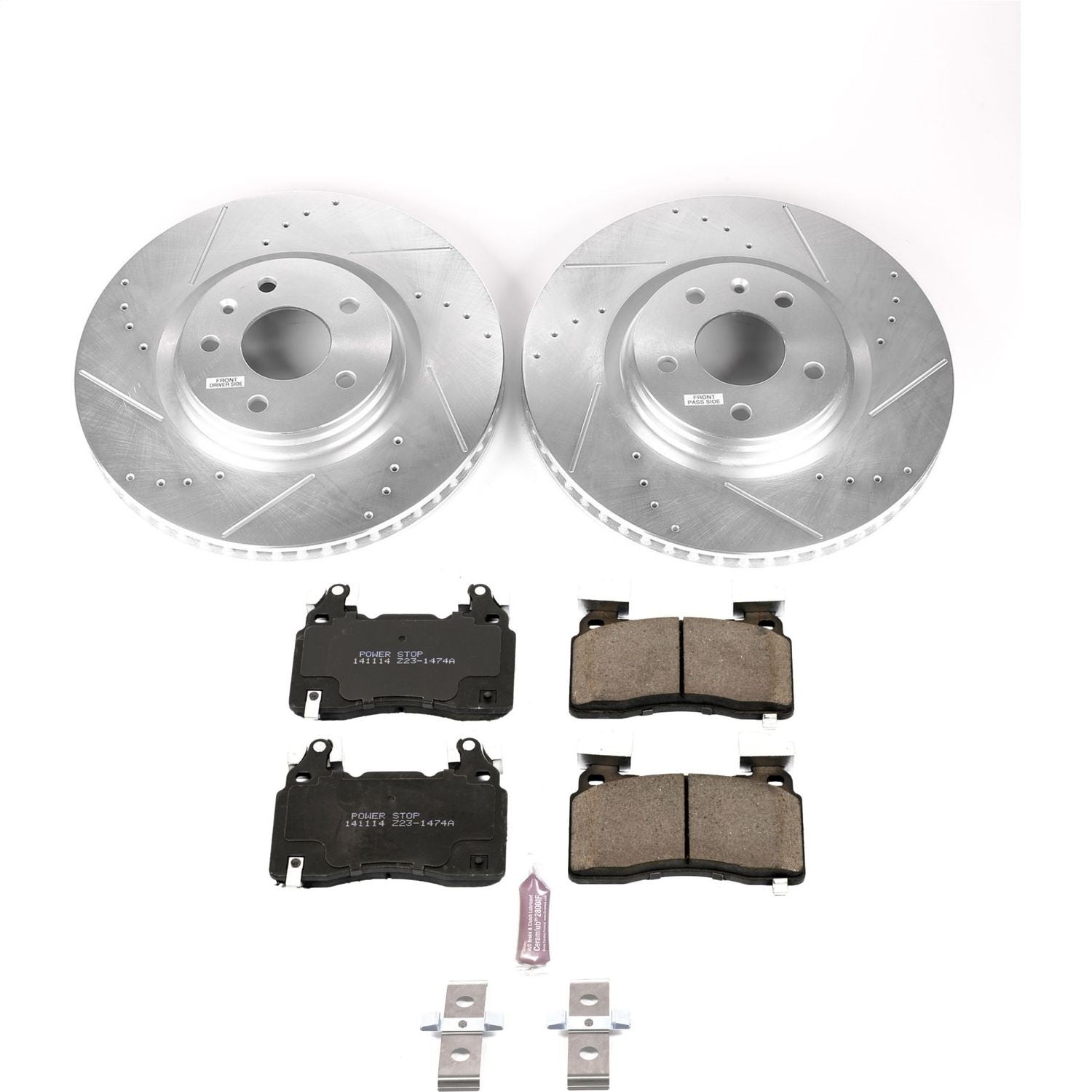 PowerStop Z23 Evolution Sport Front Brake Kit | Chevrolet Corvette (14-19) (K6534)
