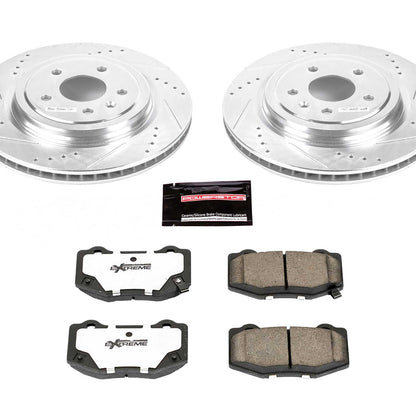PowerStop Rear Z26 Street Warrior Brake Kit | Chevrolet Corvette (14-19) (K6535-26)