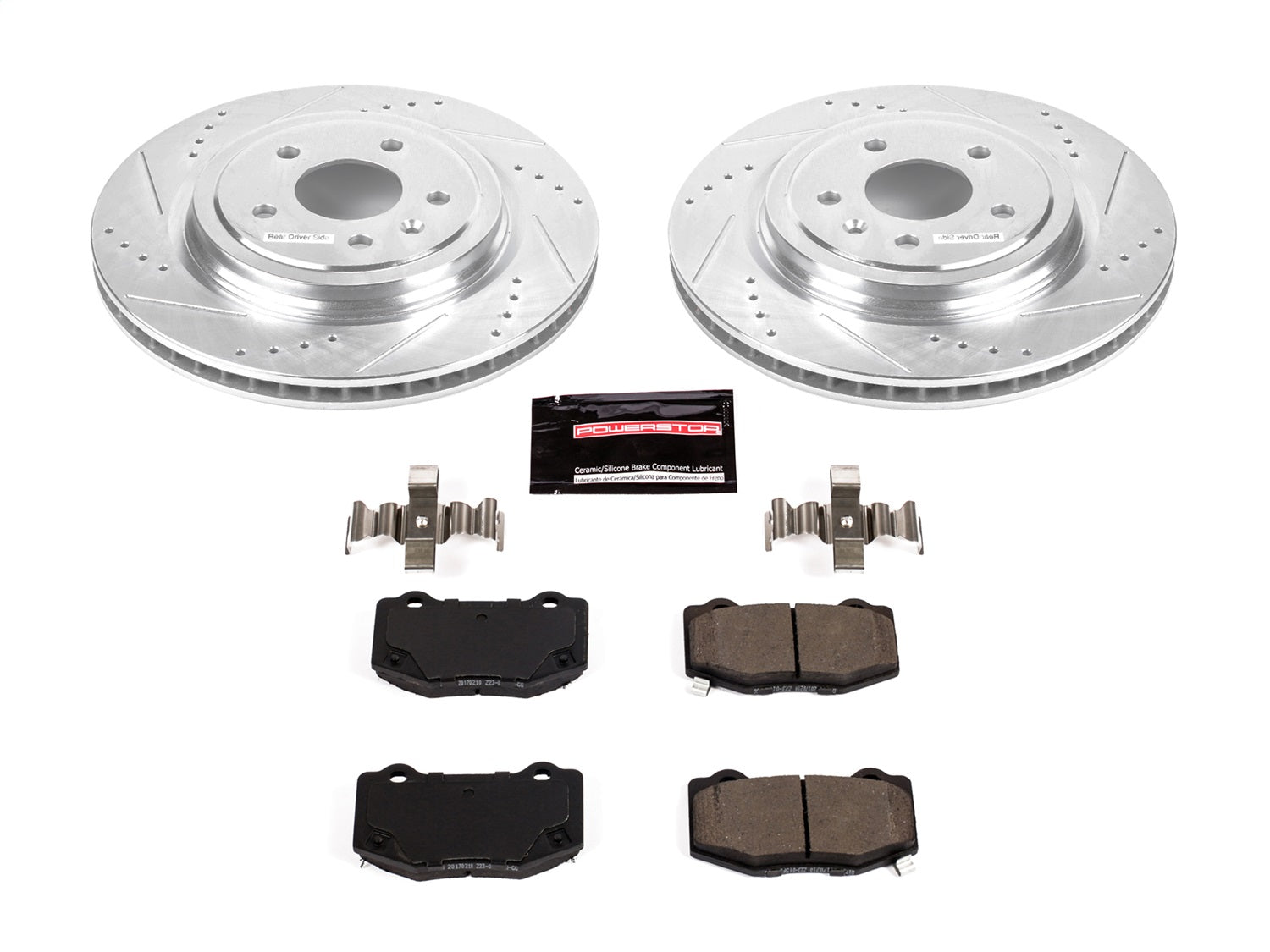 PowerStop Z23 Evolution Sport Rear Brake Kit | Chevrolet Corvette (14-19) (K6535)