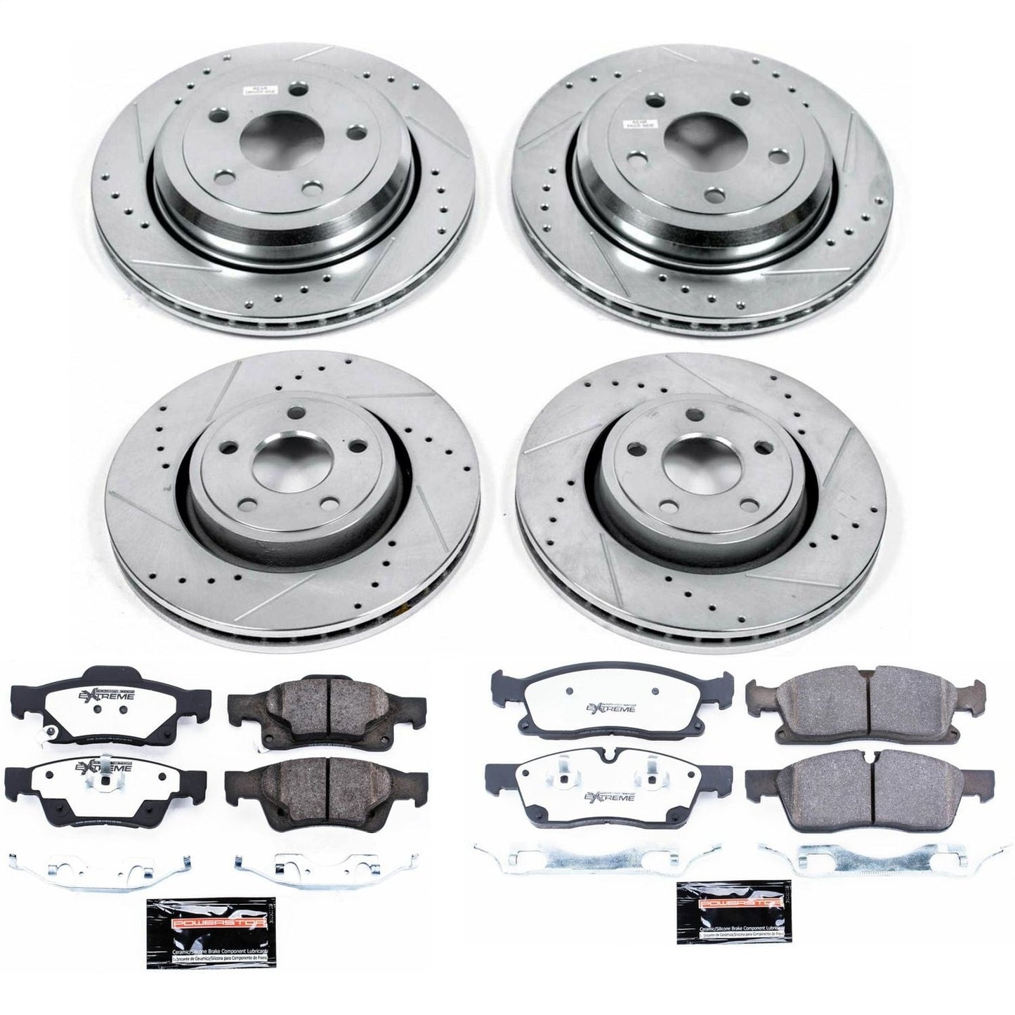PowerStop Front & Rear Z36 Truck & Tow Brake Kit | Dodge Durango (13-16) (K6537-36)