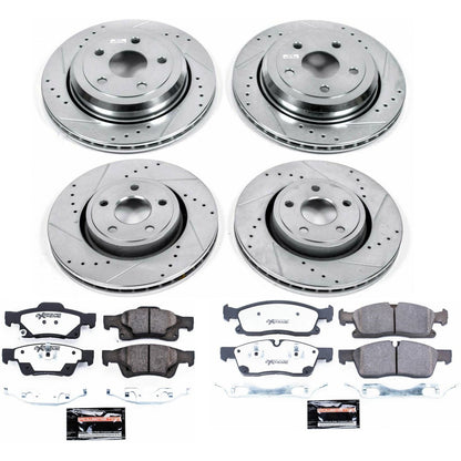PowerStop Front & Rear Z36 Truck & Tow Brake Kit | Dodge Durango (13-16) (K6537-36)