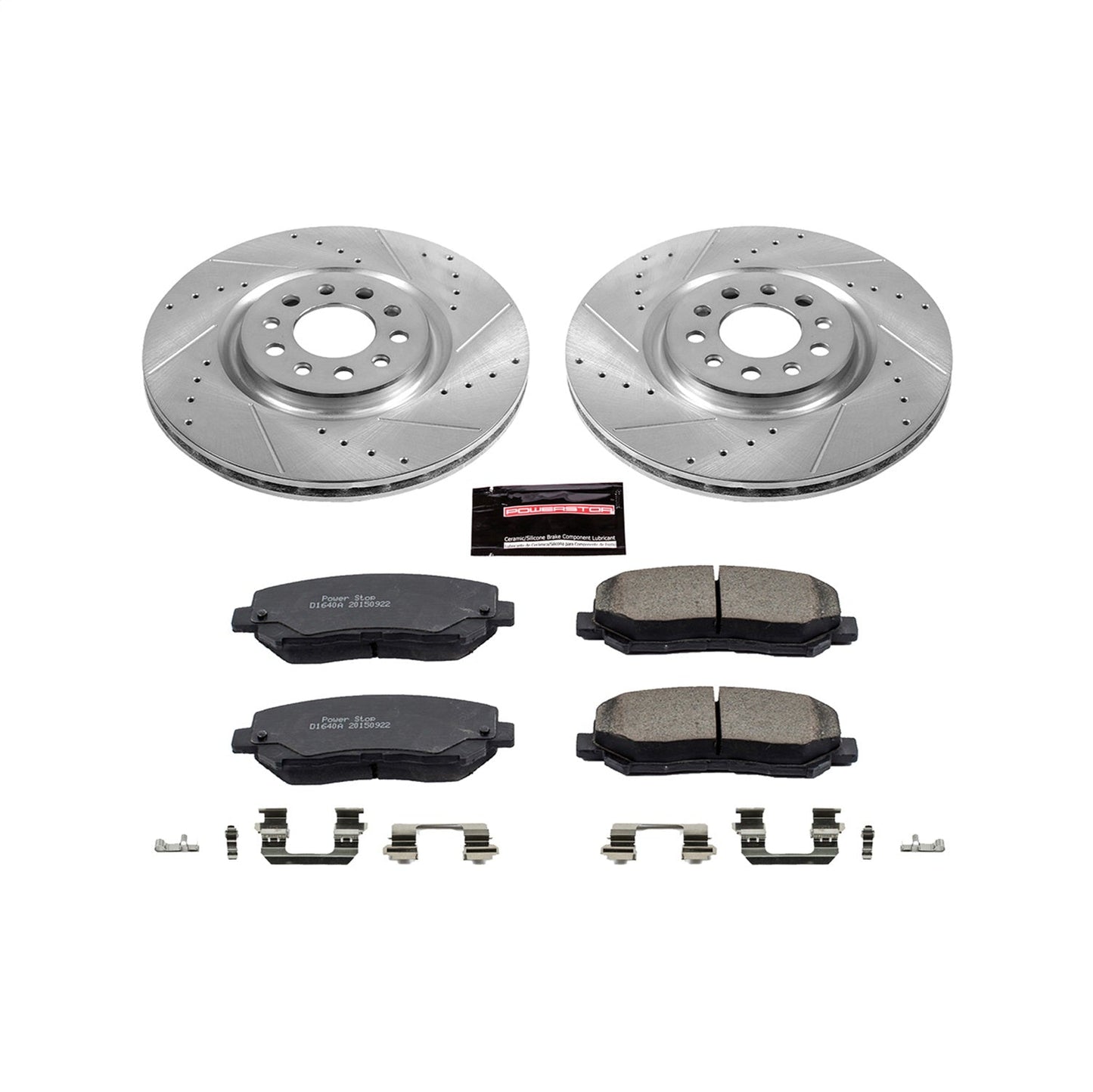 PowerStop Front Z23 Evolution Sport Brake Kit | Chrysler 200 (15-17) (K6538)