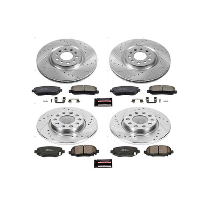 PowerStop Front & Rear Z23 Evolution Sport Brake Kit | Chrysler 200 (15-17) (K6539)