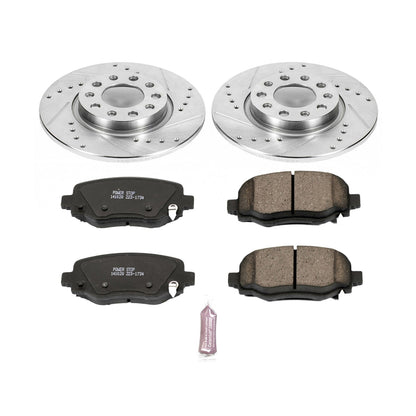 PowerStop Rear Z23 Evolution Sport Brake Kit | Chrysler 200 (15-17) (K6543)