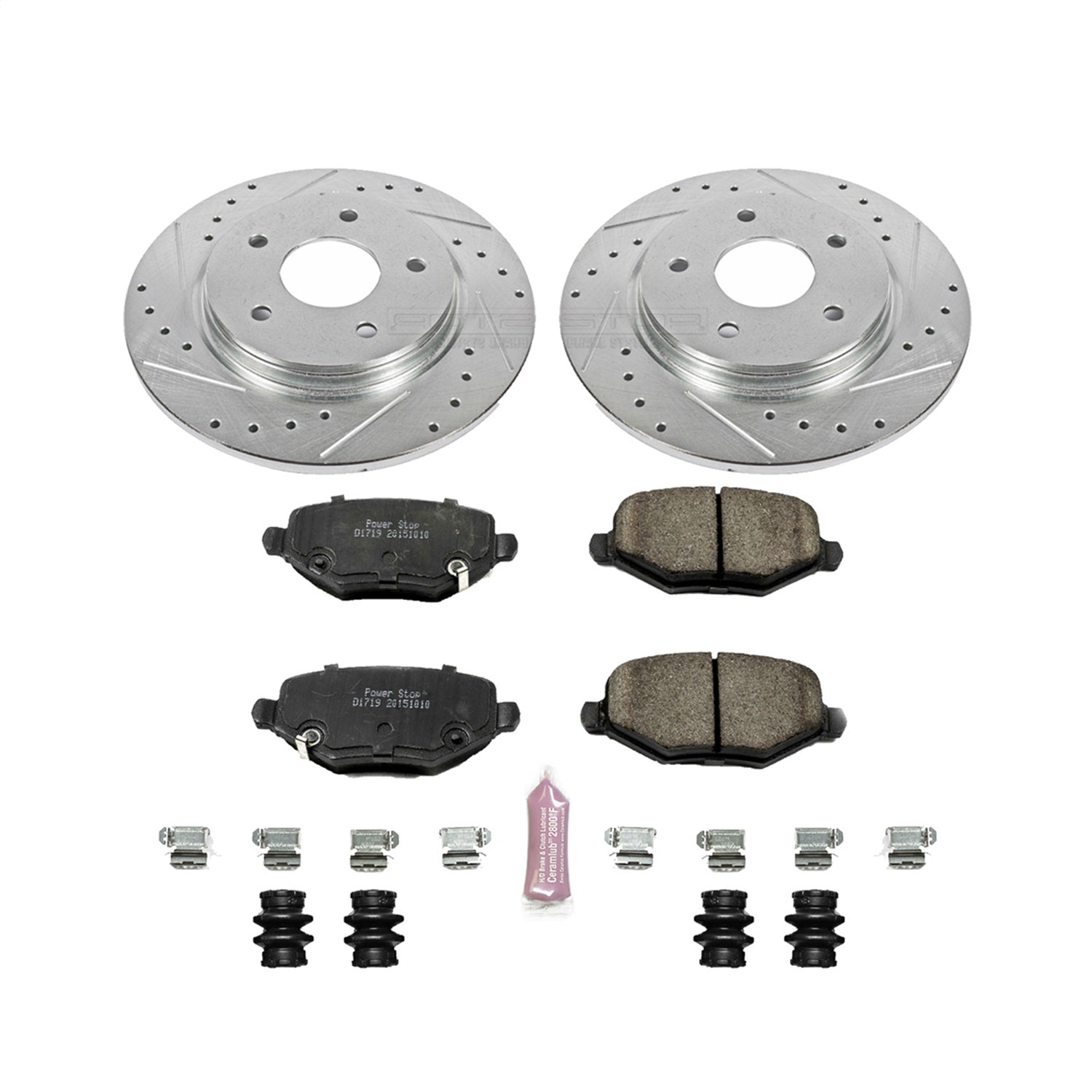 PowerStop Rear Z23 Evolution Sport Brake Kit | Chrysler Town & Country (12-16) (K6544)