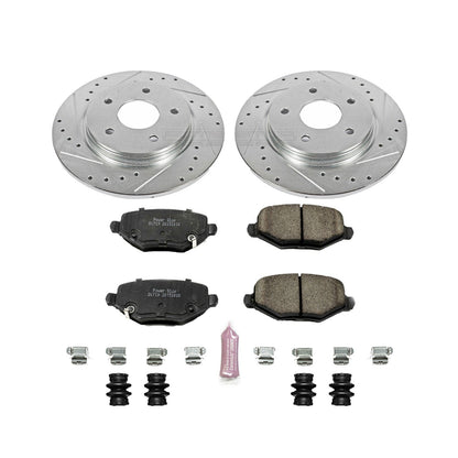 PowerStop Rear Z23 Evolution Sport Brake Kit | Chrysler Town & Country (12-16) (K6544)