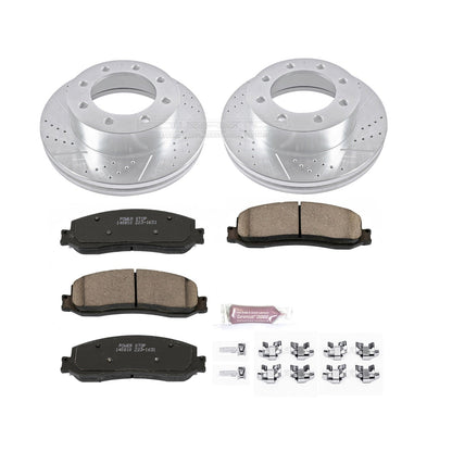 PowerStop Front Z23 Evolution Brake Kit | Ford F-350 Super Duty (12) (K6545)
