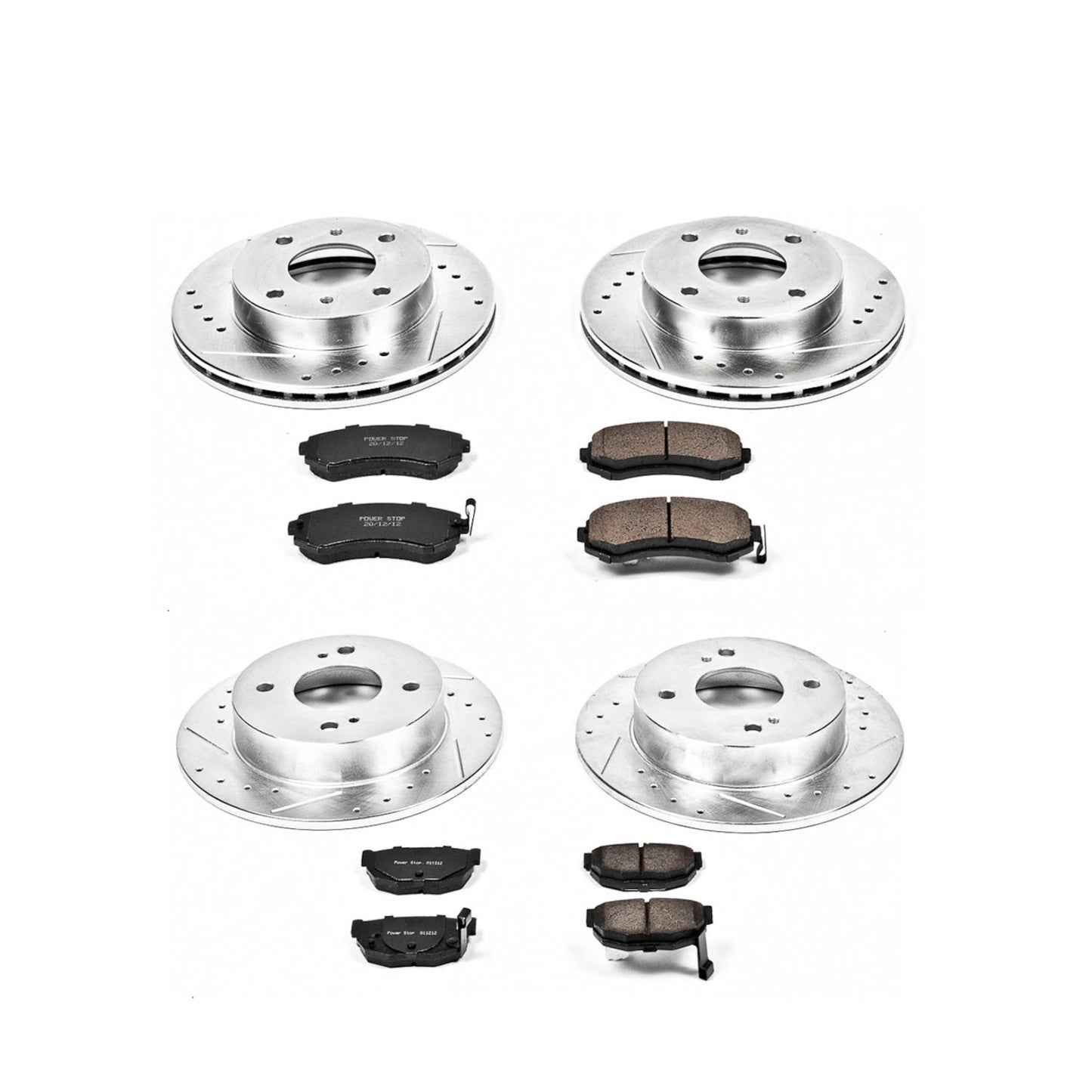 PowerStop Front & Rear Z23 Evolution Sport Brake Kit | Nissan 240SX (89-96) (K655)