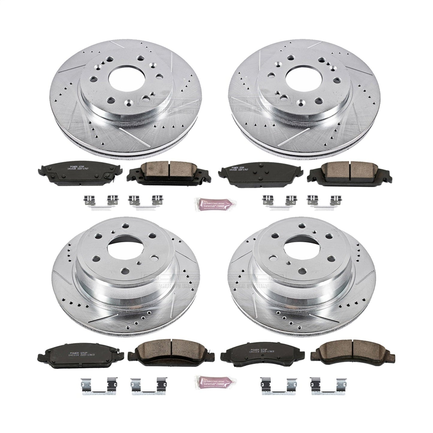 PowerStop Front & Rear Z23 Evolution Sport Brake Kit | Cadillac Escalade (15-19) (K6560)