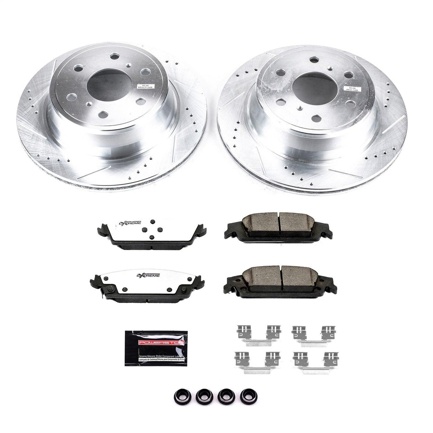 PowerStop Rear Z36 Truck & Tow Brake Kit | Cadillac Escalade (15-19) (K6562-36)
