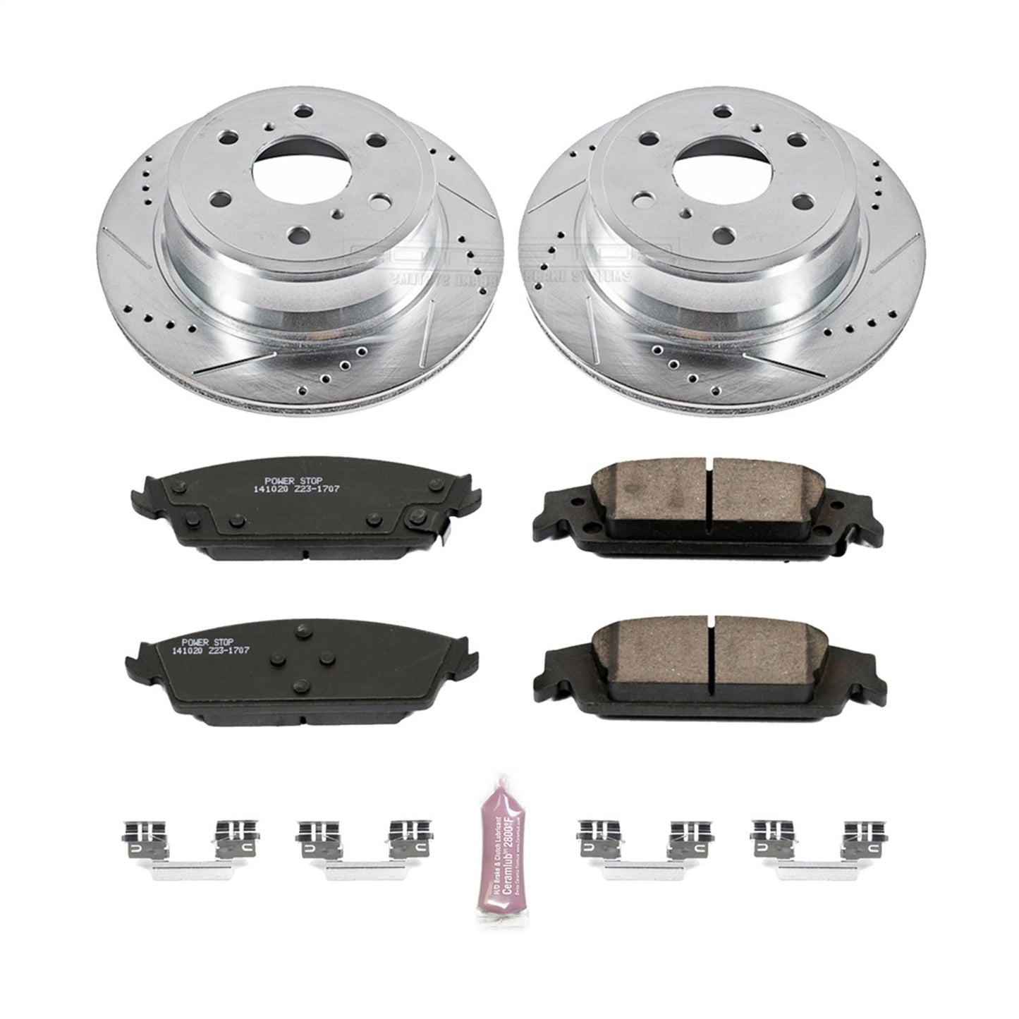 PowerStop Rear Z23 Evolution Sport Brake Kit | Cadillac Escalade (15-19) (K6562)
