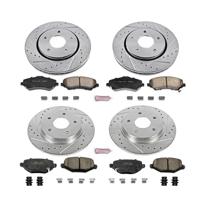 PowerStop Front & Rear Z23 Evolution Sport Brake Kit | Chrysler Town & Country (12-16) (K6563)