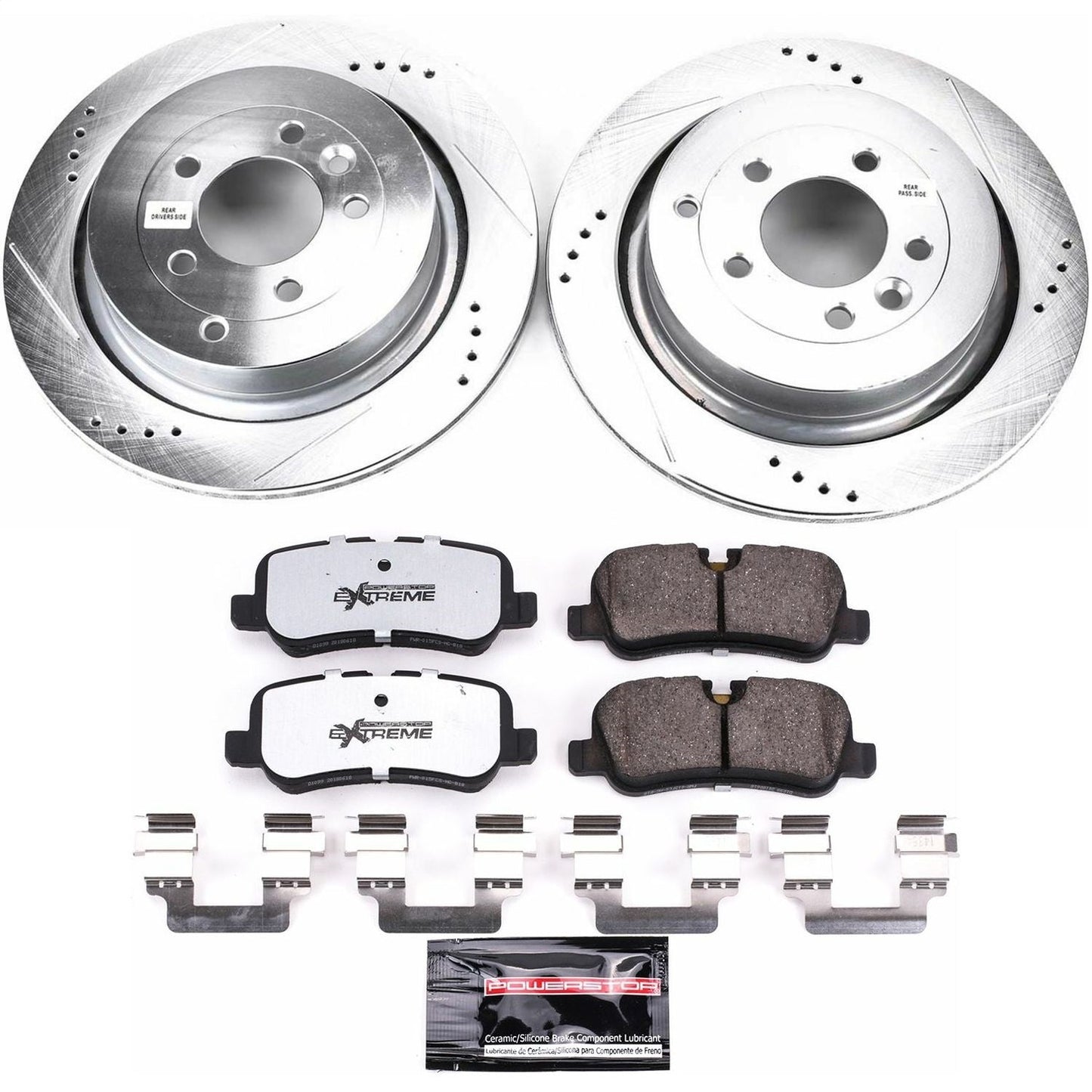 PowerStop Rear Z36 Truck & Tow Brake Kit | Land Rover LR4 (10-16) (K6564-36)