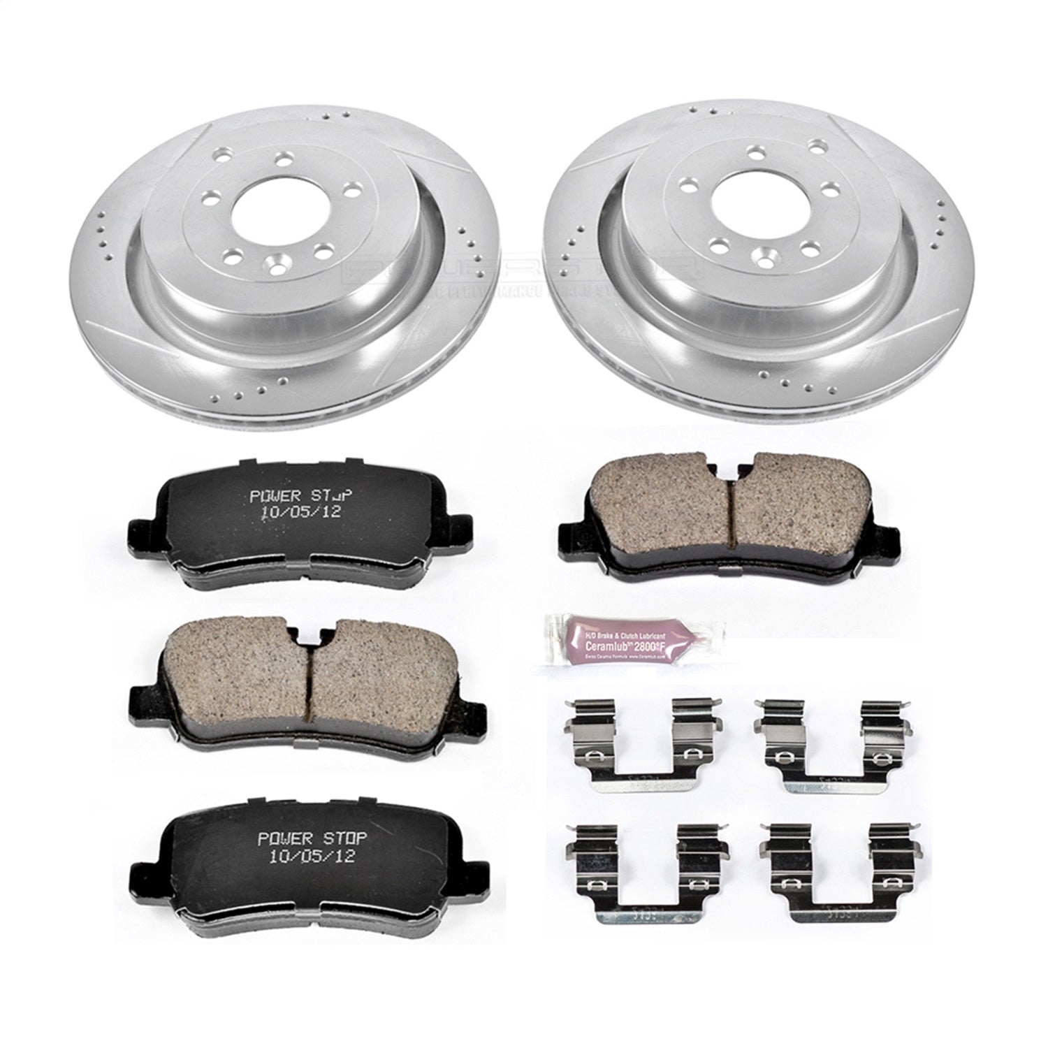 PowerStop Rear Z23 Evolution Sport Brake Kit | Land Rover LR4 (10-16) (K6564)