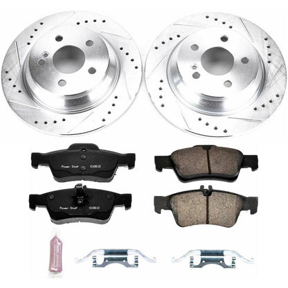 PowerStop Rear Z23 Evolution Sport Brake Kit | Mercedes-Benz S400 (10-13) (K6566)