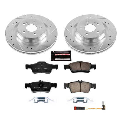 PowerStop Rear Z23 Evolution Sport Brake Kit | Mercedes-Benz CL550 (09-14) (K6568)
