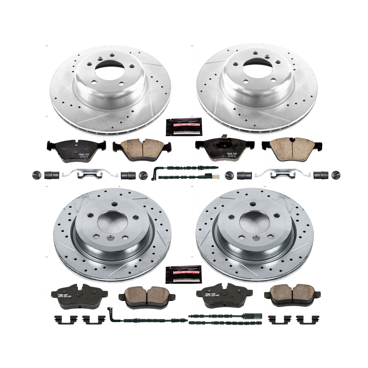 PowerStop Z23 Evolution Sport Front & Rear Brake Kit | BMW Z4 (09-10) (K6579)