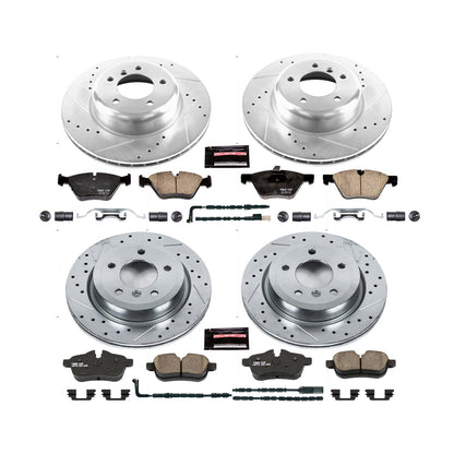 PowerStop Z23 Evolution Sport Front & Rear Brake Kit | BMW Z4 (09-10) (K6579)