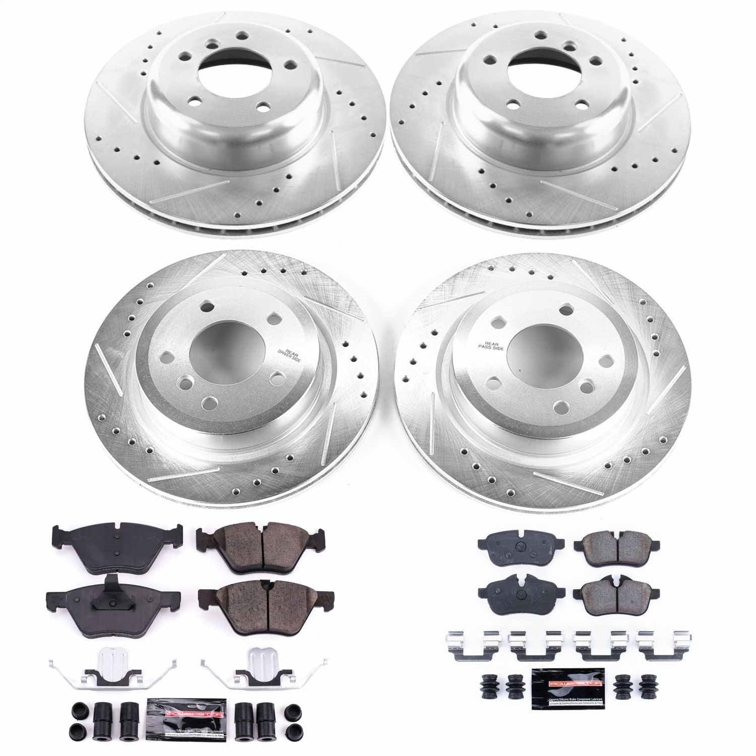 PowerStop Front & Rear Z23 Evolution Sport Brake Kit | BMW Z4 (09-10) (K6580)