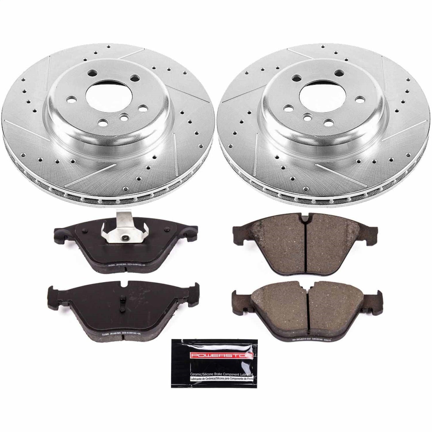 PowerStop Front Z23 Evolution Sport Brake Kit | BMW 535i xDrive (2011) (K6581)