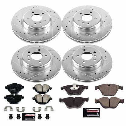 PowerStop Front & Rear Z23 Evolution Sport Brake Kit | BMW 535i xDrive 2011 (K6582)