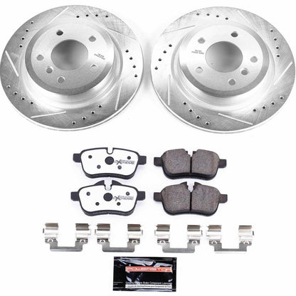 PowerStop Rear Z26 Street Warrior Brake Kit | BMW Z4 (09-10) (K6583-26)