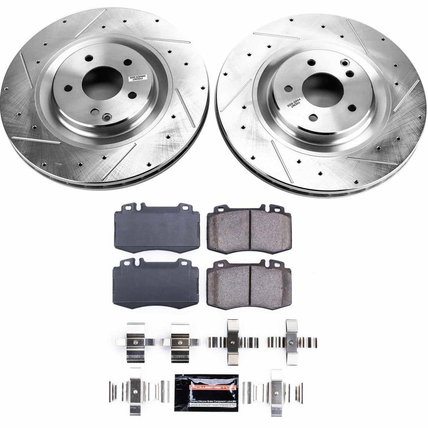 PowerStop Z23 Evolution Sport Front Brake Kit | Mercedes-Benz CLK500 (03-06) (K6585)