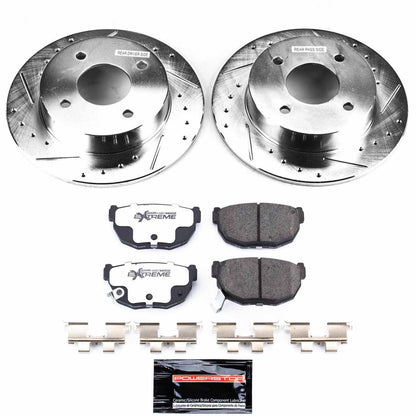 PowerStop Rear Z26 Street Warrior Brake Kit | Nissan 240SX (89-98) (K659-26)