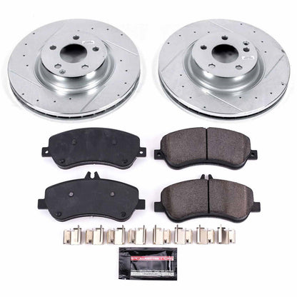 PowerStop Z23 Evolution Sport Front Brake Kit | Mercedes-Benz GLK250 (13-15) (K6603)